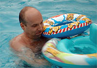 Das Wasser bis zum Hals