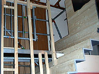 Die Treppe wird demontiert