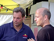 Barchef Roger und Prsident Stephan