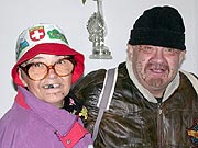 Zum Beispiel ein hbsch aufgemachtes Wanderprchen vom Stamm der "Zug-Vgel", das sich auf dem Rckweg nach Wassen zu uns "verirrt" hat und fr Aufregung sorgte.