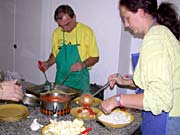 Es bruzelt und kchelt und riecht so gut. 