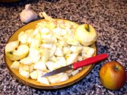 Das Dessert: Im Mittelrohzustand, aber auf bestem Weg.