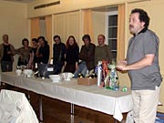 Prsident Michael Karch erffnet die Premierenfeier