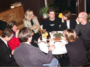 Und dann gings zur Premierenfeier in den esten Stock.