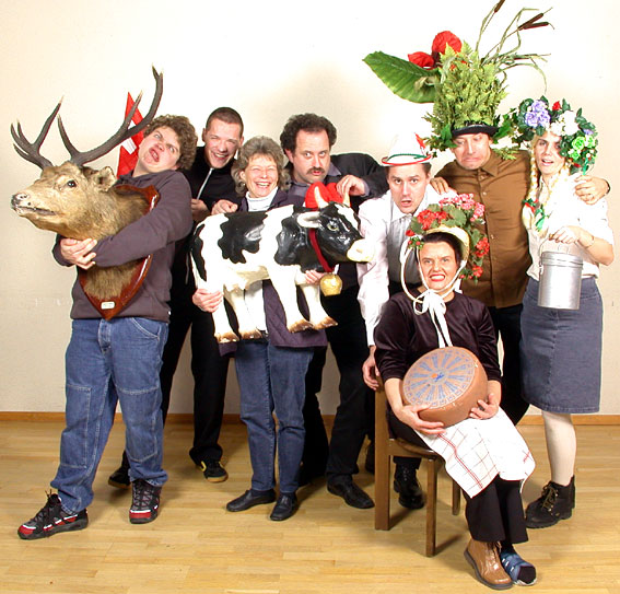 Sie werden sich alle auf der Bhne tummeln