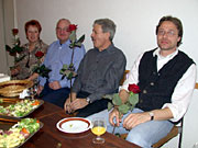 Ebenfalls auf Rosen gebetet: Das tolle Buffet-Team 