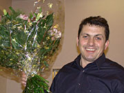 Erleichterung und Blumen für Regisseur Björge 