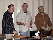 Sorgten für Blitz und Donner: René, Patrick, Claudio