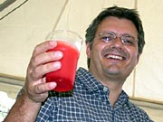 Was isch denn des für a rotes Wässerle?