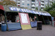 Das Pfadi-Zelt mit Bar